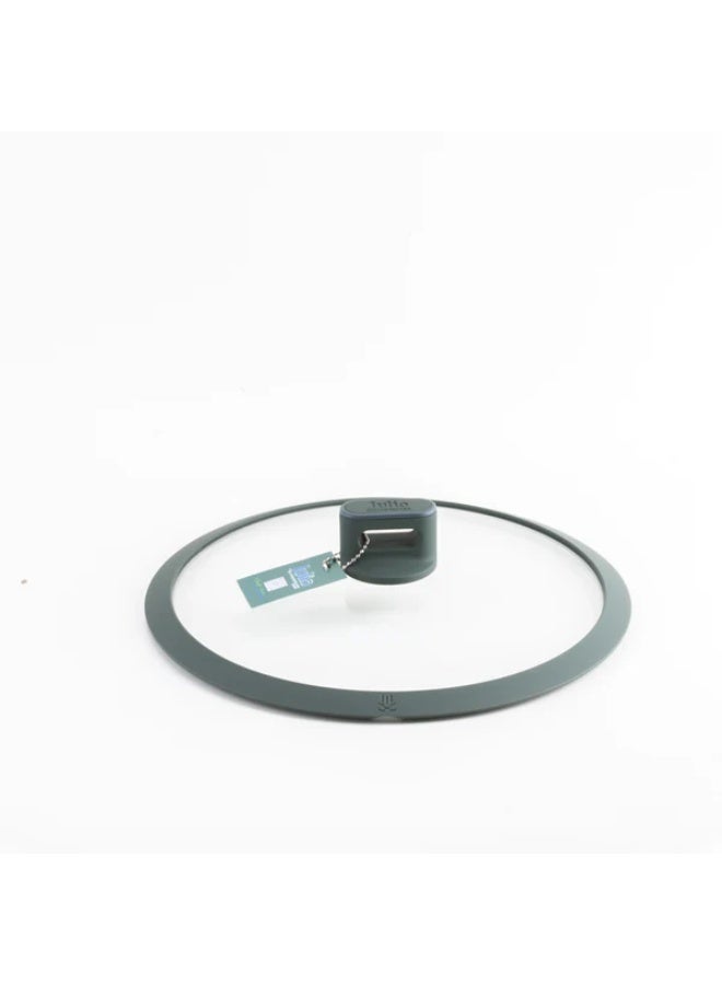 جوليا قِدر سطحي جوليا إيليت برو 32 سم مع غِطاء - أخضر - جرانيت أسود غير لاصق - يدعم الحث الحراري - Image 5